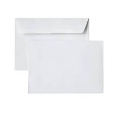 Paquet de 1000 Enveloppes PIGNA Blanches 114 x 162 mm Strip 80 Gr