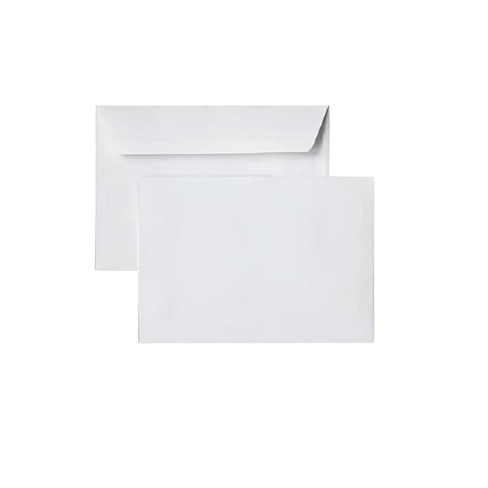 Paquet de 500 Enveloppes PIGNA Blanches 253 x 350 mm Strip 90 Gr