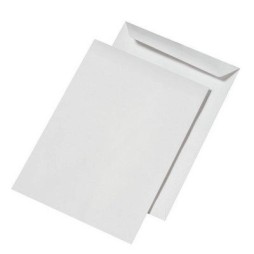 Paquet de 50 Pochettes GAZELLE 22 x 32 cm Blanc 100 Gr