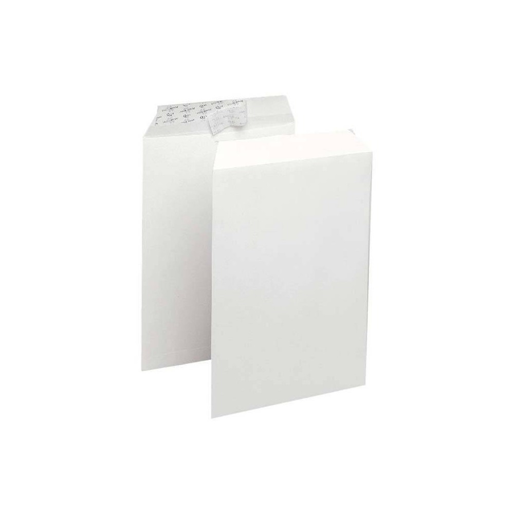 Paquet de 500 Pochettes PIGNA Blanches Strip 162 x 230 mm 90 Gr