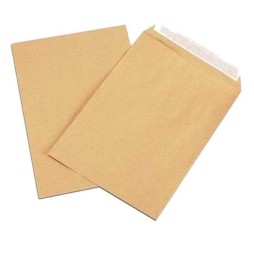 Paquet de 250 Pochettes PIGNA kraft Strip 370 x 450 mm 90 Gr