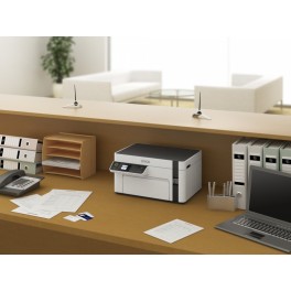 Imprimante EPSON à réservoir intégré multifonction 3en1 monochrome ECOTANK ET-M2120 / Garantie 3 ans