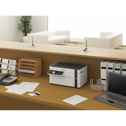 Imprimante EPSON à réservoir intégré multifonction 3en1 monochrome ECOTANK ET-M2120 / Garantie 3 ans