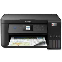 Imprimante Multifonction à réservoir intégré 3en1 couleur Epson ECOTANK L4260 / A4 /  WiFi + 5 Bouteilles d'encres Epson Incluse