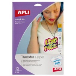 PAPIER TRANSFERT  A4 T-SHIRT BLANC REF.04128
