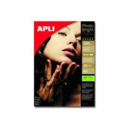 PAPIER PHOTO BRILLANT A4 280GR PQ/25
