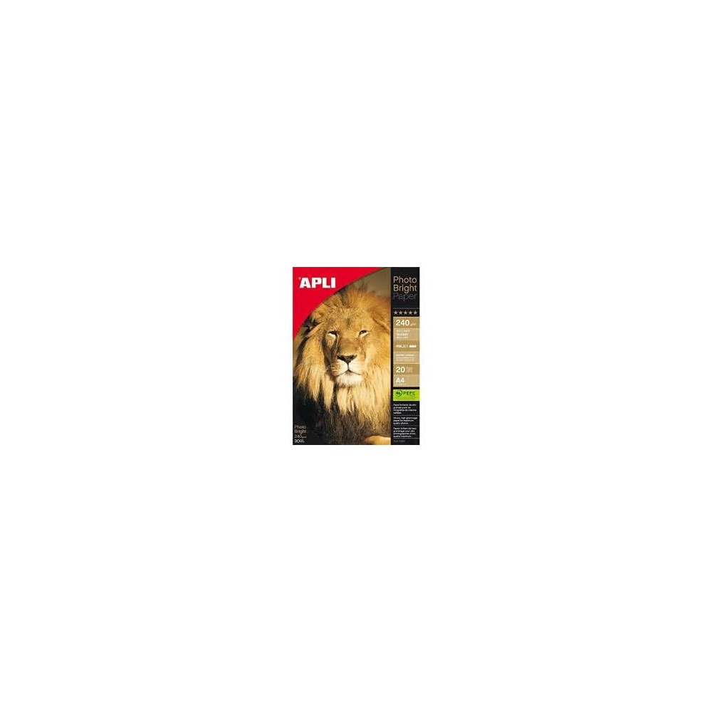 PAPIER PHOTO BRILLANT A4 240GR PQ/20