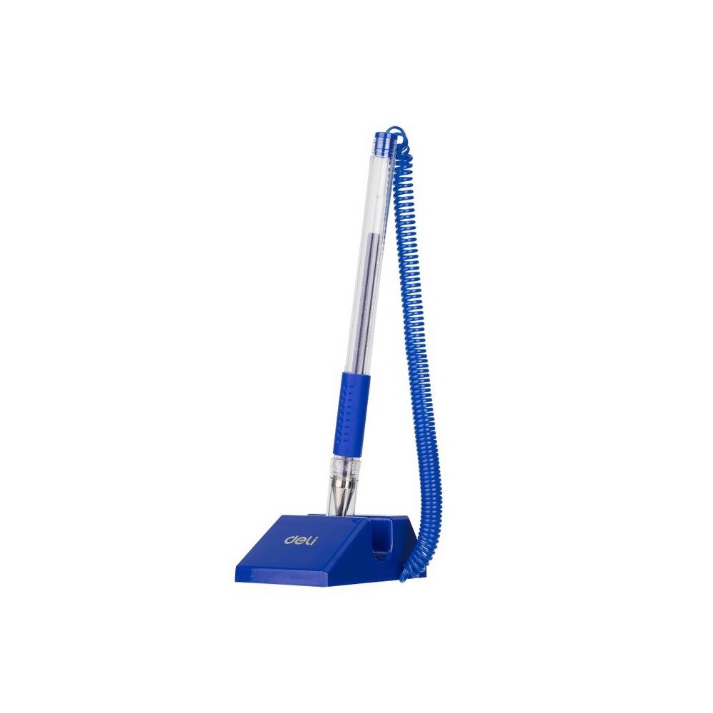 Stylo à Bille Soft Avec Support 0,5 mm 180 Degrés -Bleu