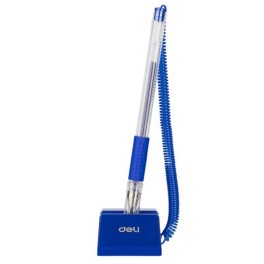 Stylo à Bille Soft Avec Support 0,5 mm 180 Degrés -Bleu