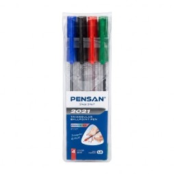 Pochette De 4 Stylos PENSAN A Bille 2021 - Assortis