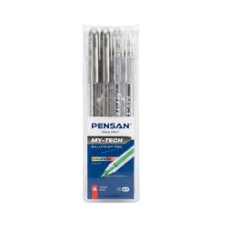 Pochette De 4 Stylos PENSAN A Bille My Tech - Assortis
