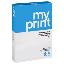 Rame de Papier A4 Blanc – 70 g/m² - 500 Feuilles – My Print