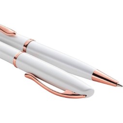 Coffret Stylo à Bille PELIKAN Jazz Noble - Blanc Perle