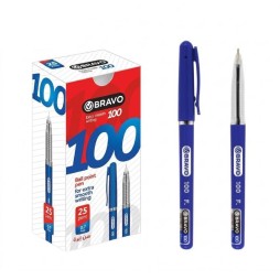 Pack de 25 Stylos BRAVO à Bille Bleu - 442463