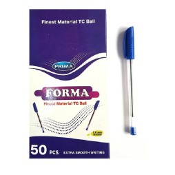 Boîte de 50 Stylos PRIMA FORMA à Bille Bleu