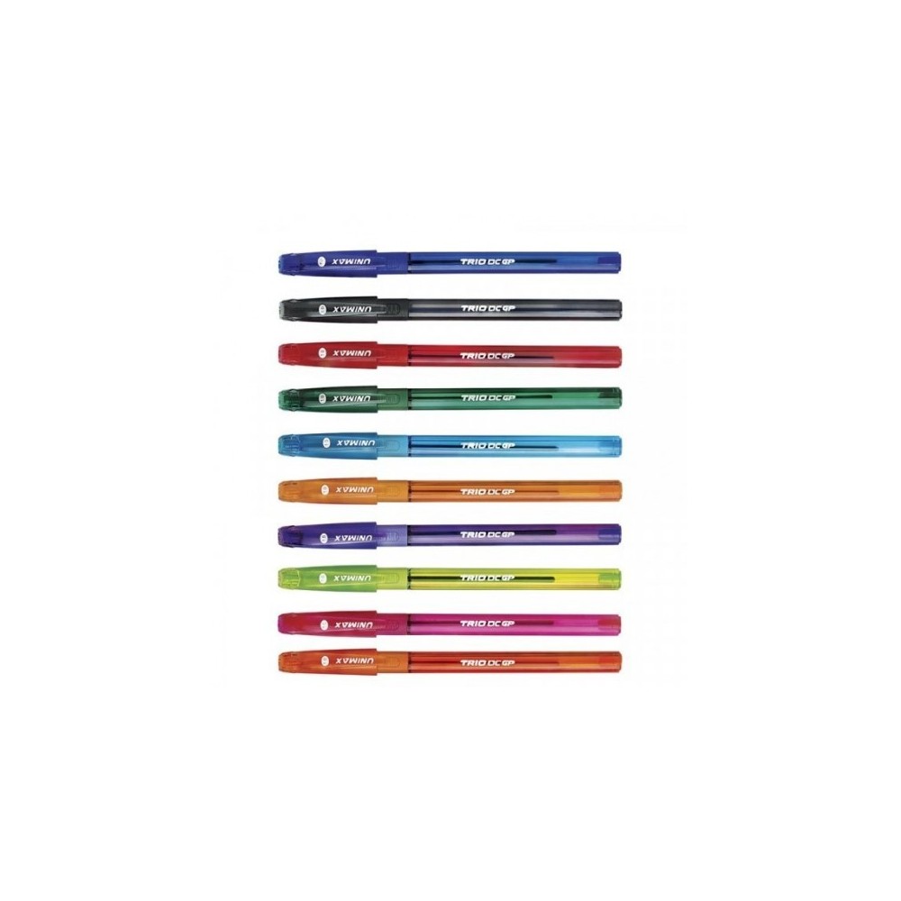 STYLO A BILLE TRIO DC 1MM - UNIMAX