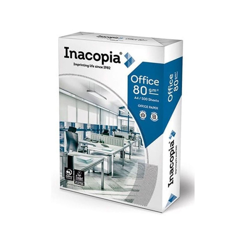 Ram Papier Inacopia A4 80G 500F Blanc