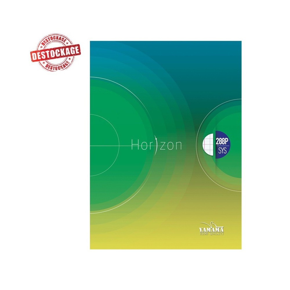 Cahier Brochure YAMAMA 288 Pages SYS 21x29,7cm 60Gr