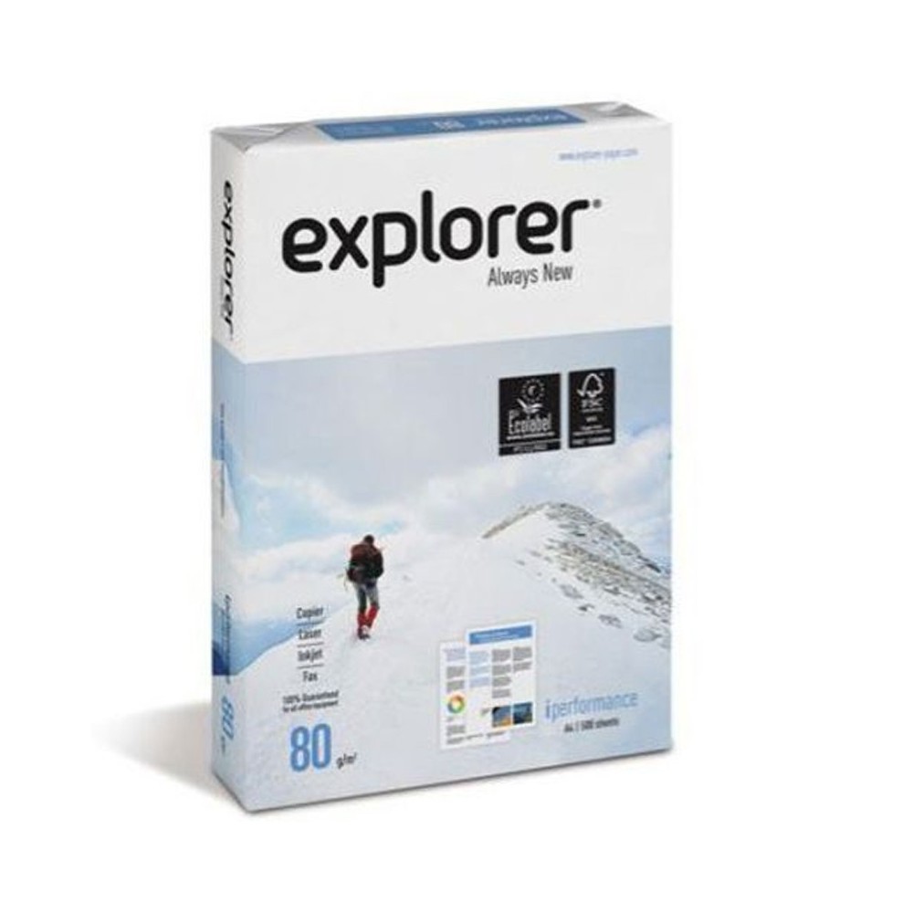 Rame Papier Explorer A3 80 g/m² Blanc