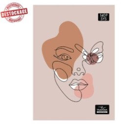 Cahier Piqure YAMAMA 140 Pages Avec Couverture Carton 60Gr