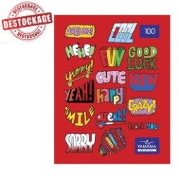 Cahier 100 Piqué YAMAMA Super 96P Avec Couverture Carton