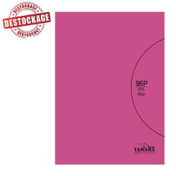 Cahier Piquée YAMAMA 96 Pages UNI SYS BMV 17x22cm 80Gr - Rose