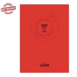 Cahier Piquée YAMAMA 96 Pages UNI SYS BMV 17x22cm 90Gr - Rouge