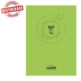 Cahier Piquée YAMAMA 96 Pages 90Gr UNI SYS BMV 17x22cm - Vert