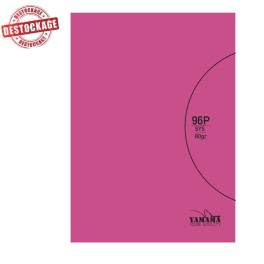 Cahier Piqûre YAMAMA 96 Pages 80Gr UNI SYS BMV 21x29.7cm Rose