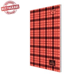 Cahier Piqûre YAMAMA 96 Pages à Carreaux 17x22 cm 70 Gr - Rouge