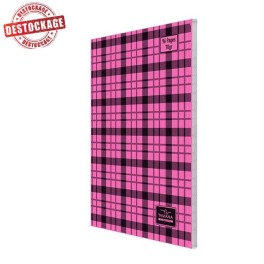 Cahier Piqûre YAMAMA 96 Pages à Carreaux 70 g/m² 17x22 cm Rose