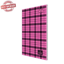 Cahier Piqûre YAMAMA 96 Pages à Carreaux 70 g/m² 17x22 cm Rose