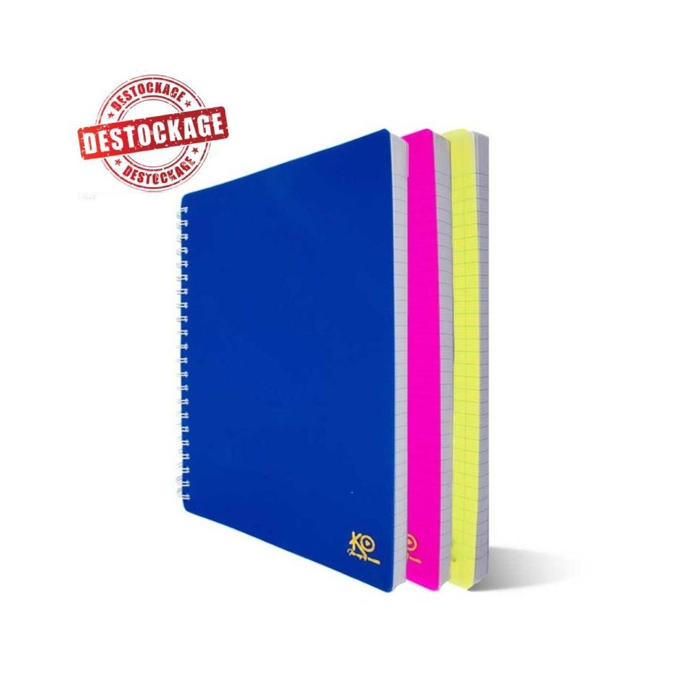 Cahier Wiro KO 380 Pages PF 80gr Avec Couverture Plastique Uni