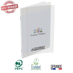 Cahier TP CONQUERANT 64 Pages 90Gr/120Gr Seyès 17x22 cm