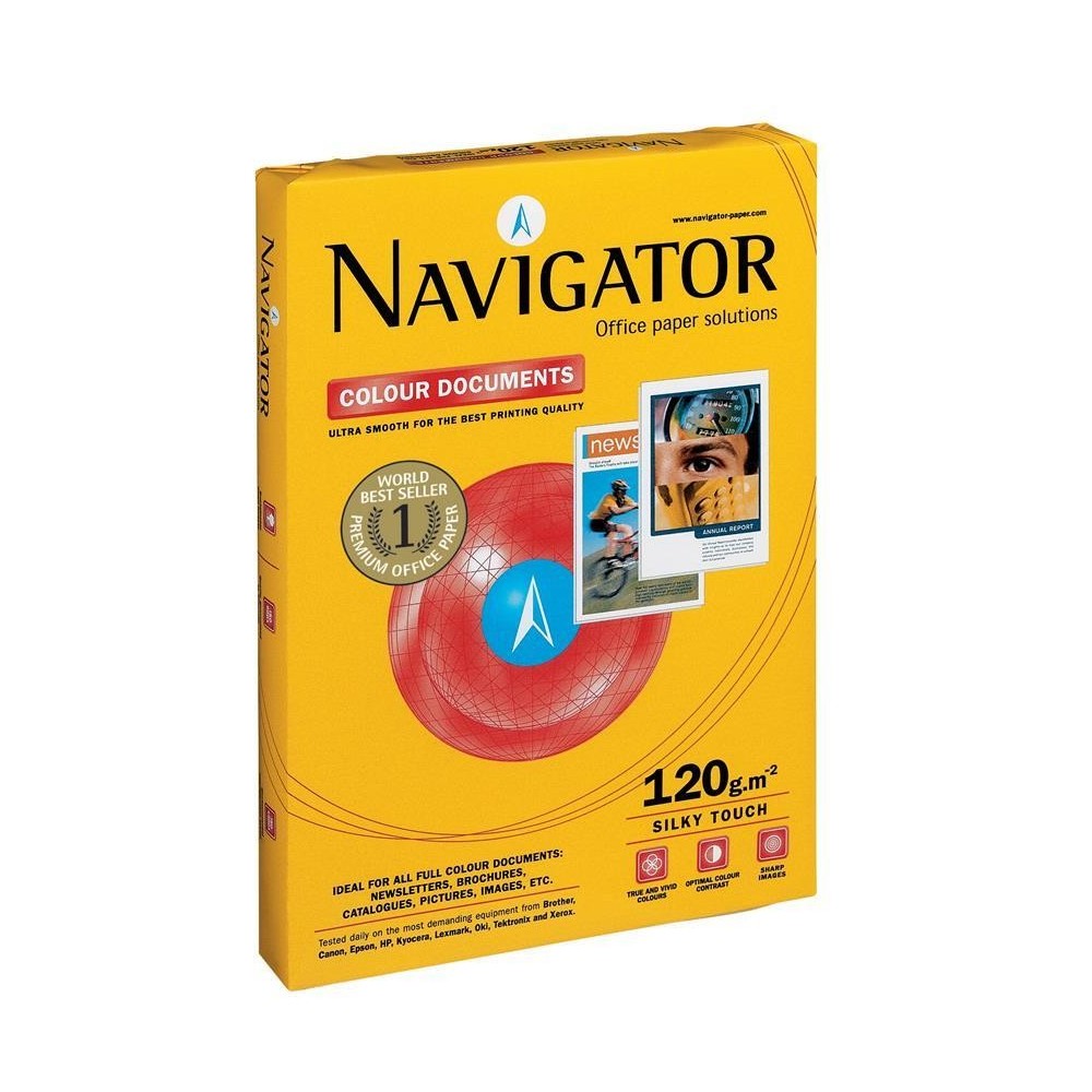 Rame Papier NAVIGATOR A3 120 Gr/m² Blanc