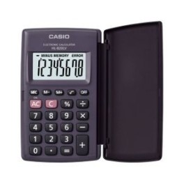 Calculatrice de poche CASIO HL-820LV-BK 8 Chiffres - Noir
