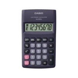Calculatrice CASIO HL-815LBK 8 Chiffres Pile Normale Noir