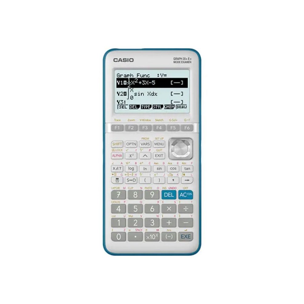 Calculatrice Graphique CASIO Graph 35+E II Version 2 10 + 2 chiffres - Gris