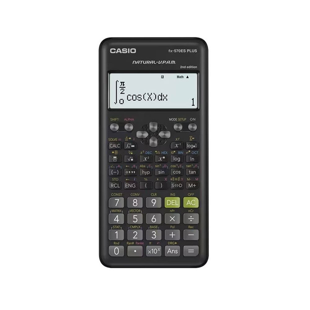 Calculatrice Scientifique CASIO Fx-570ES PLUS-2 - Noir (FX-570ESPLUS-V2)