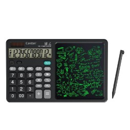 Calculatrice Earldom ET-T10 avec tablette d’écriture - Noir