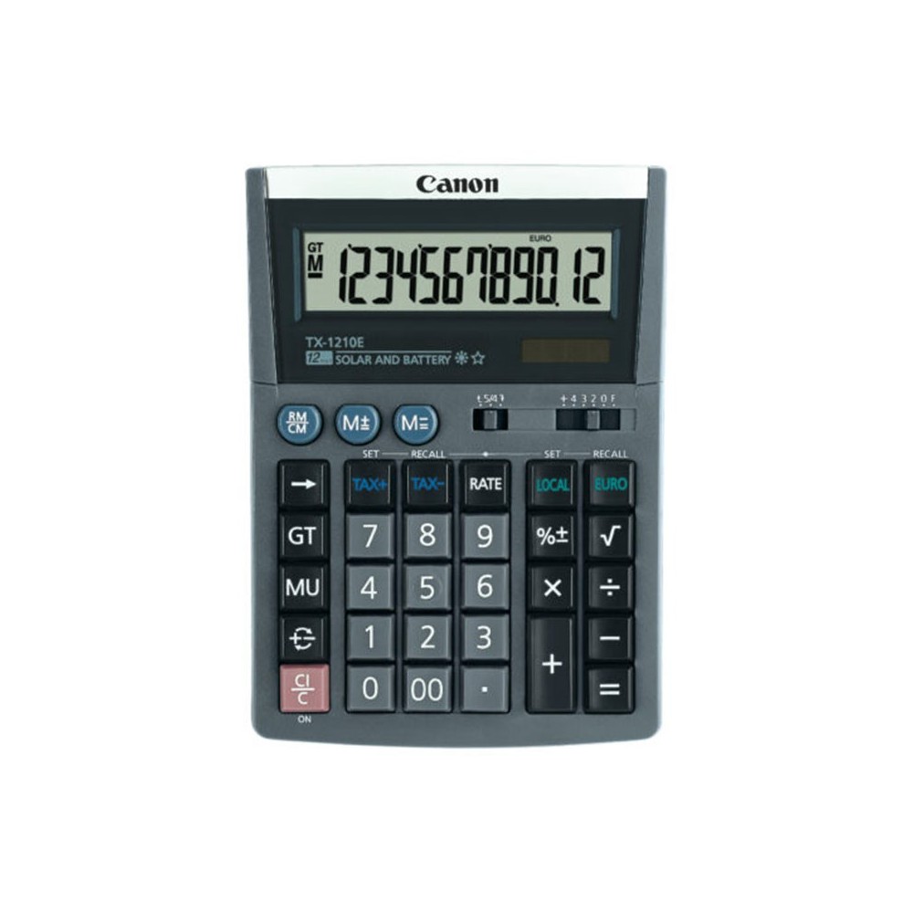 Calculatrice de bureau Canon TX-1210E 12 chiffres