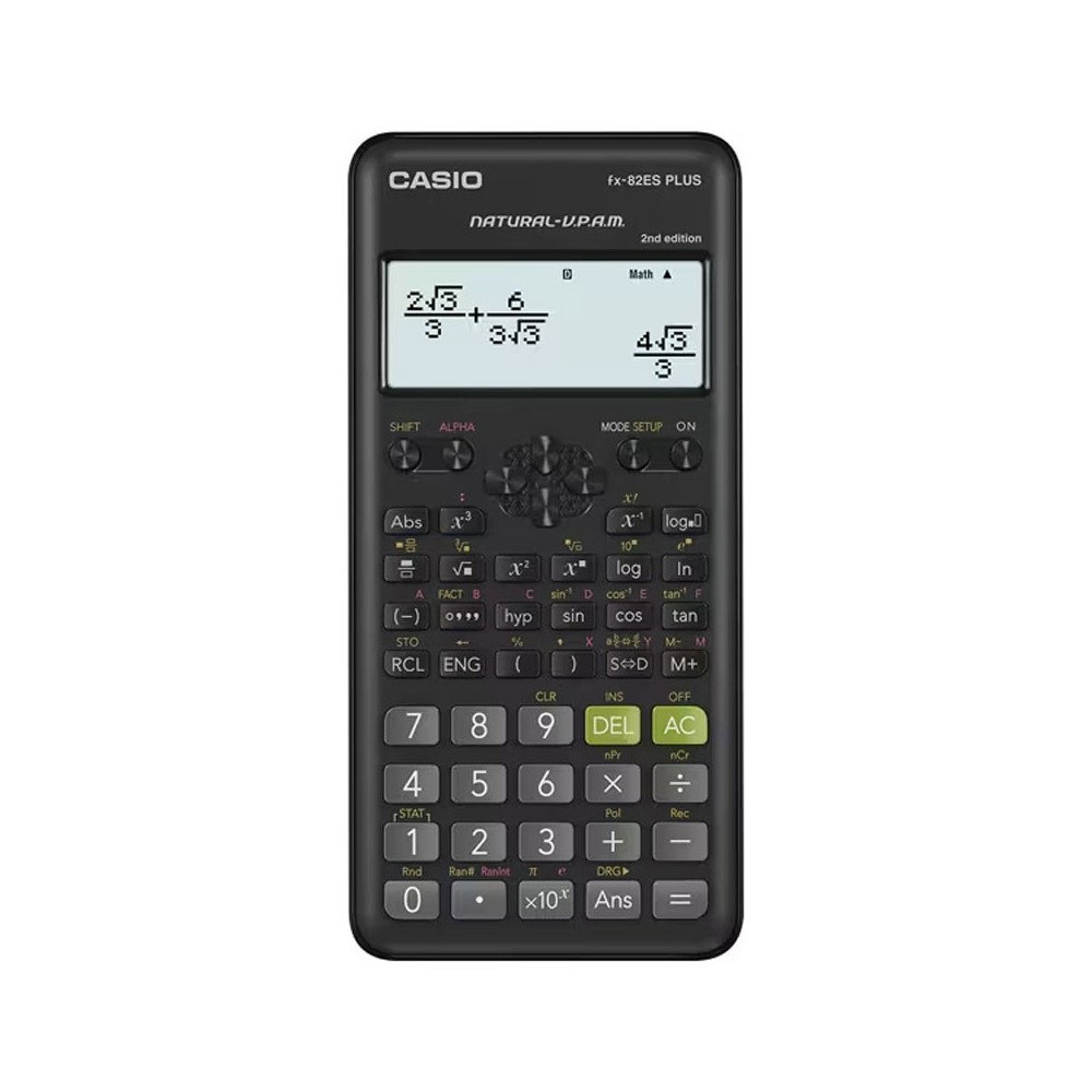 Calculatrice Scientifique CASIO fx-82ES PLUS-2 - Noir