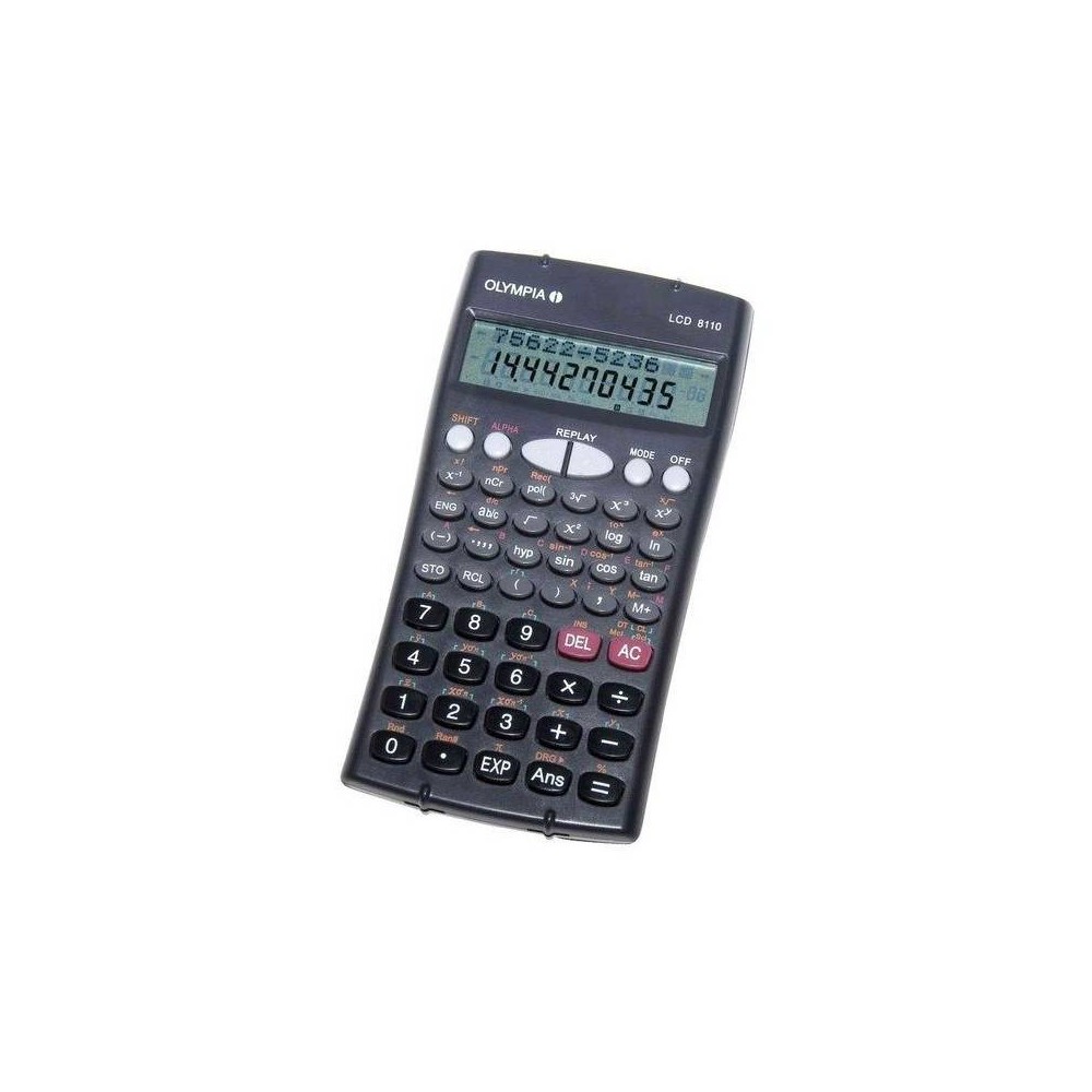 Calculatrice Scientifique OLYMPIA LCD 8110 - Noir