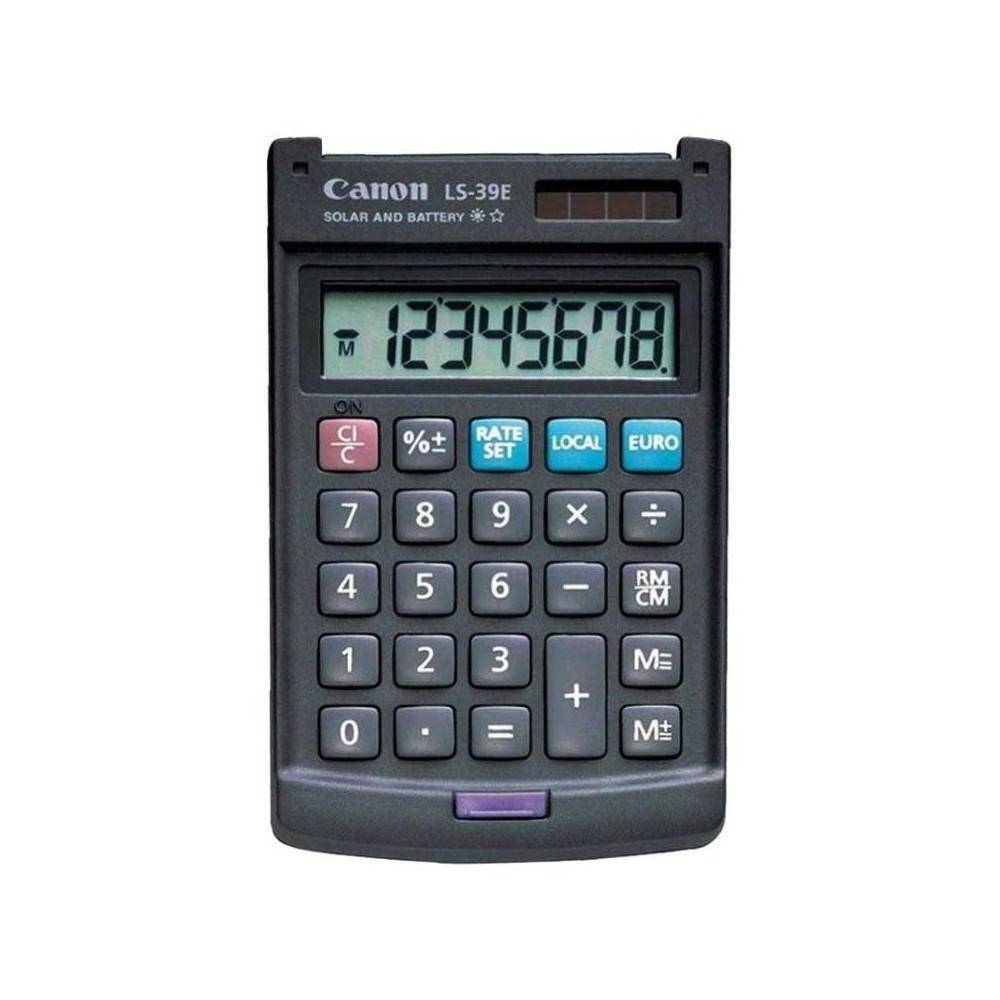 CALCULATRICE DE BUREAU CANON LS-39E-DBL - Gris foncé