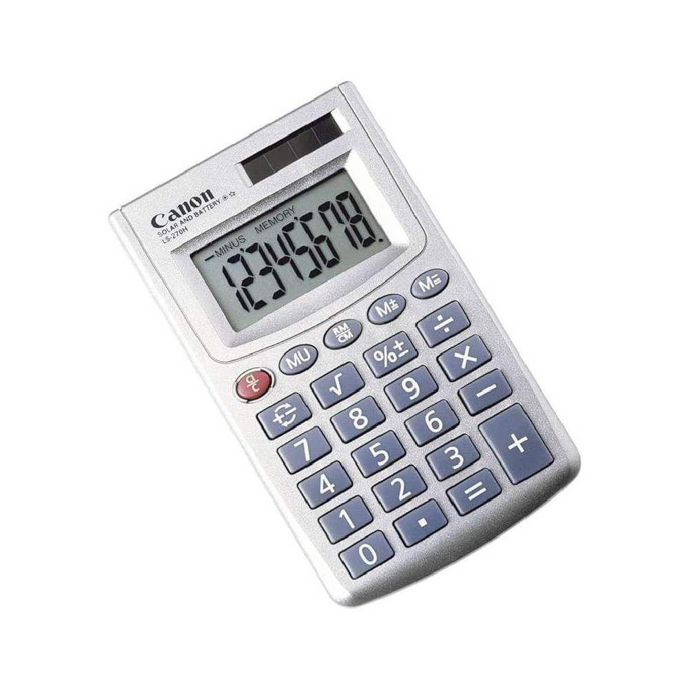 Calculatrice De Poche CANON LS-270H-DBL - Argent