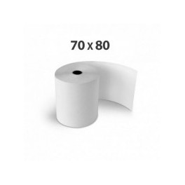 Rouleau De Papier Thermique 80x70 mm Blanc