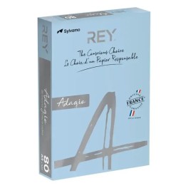 Papier Couleur REY Adagio A4 80g 500 Feuilles Bleu Pastel