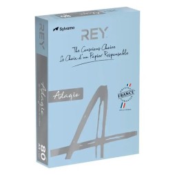 Papier Couleur REY Adagio A4 80g 500 Feuilles Bleu Pastel