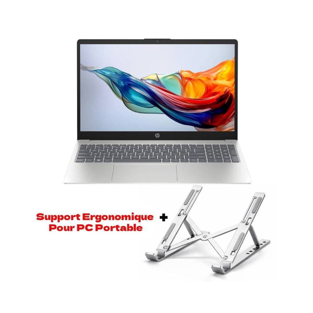 PC Portable HP 15-fc0181nk AMD RYZEN 5 8G 512G SSD - Silver