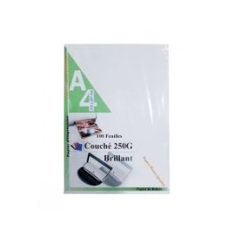 Rame de 100 Pages de Garde Couché Brillant A4 250G